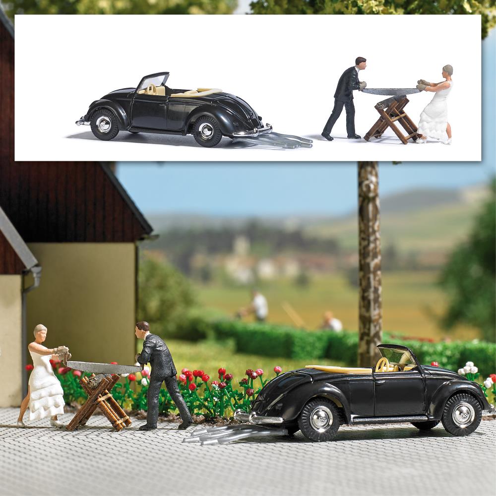 Busch 7980 A-Set: Hochzeit H0