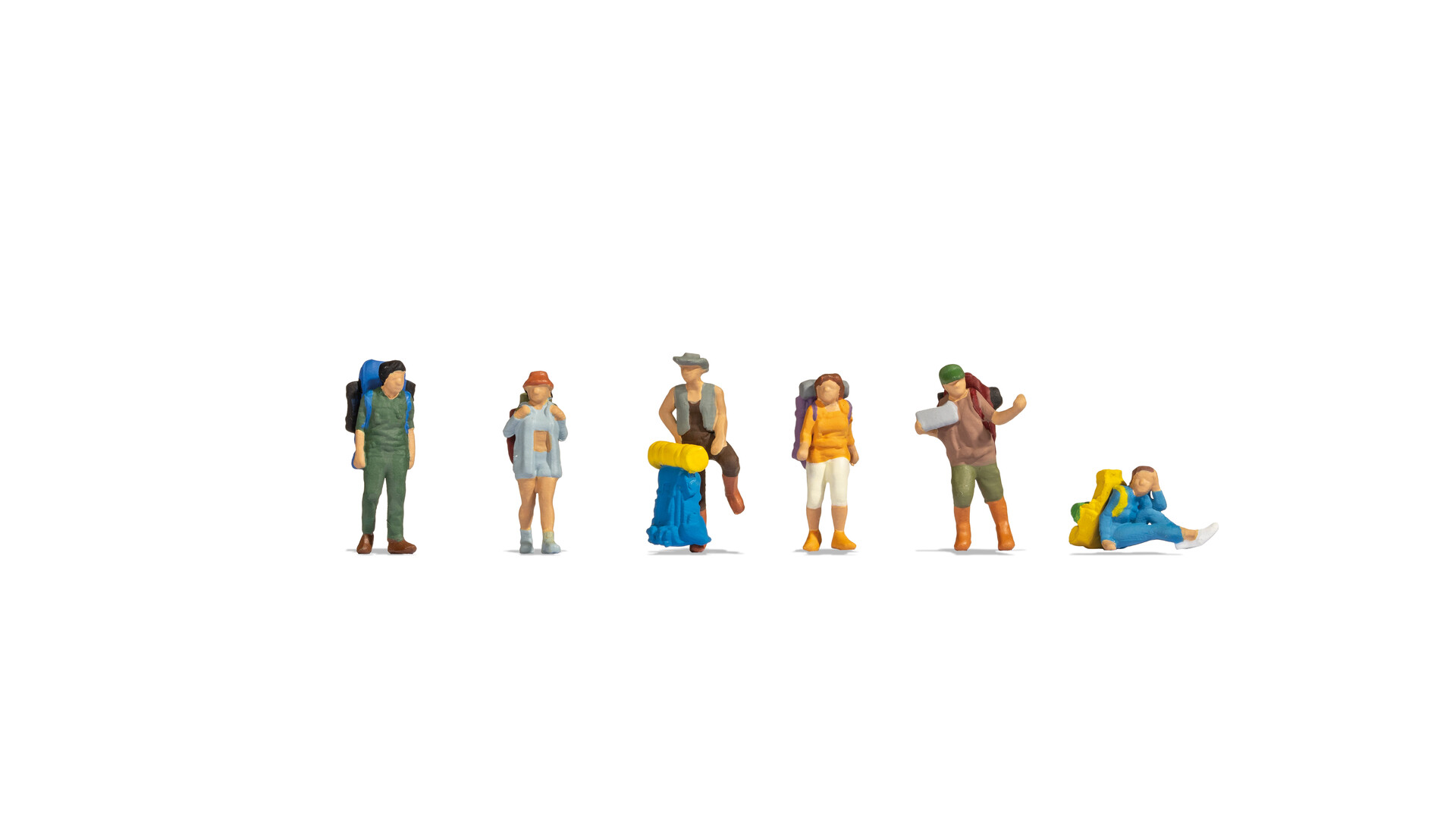 Noch 15247 Backpacker und Tramper 1:87 Spur H0 Neu OVP Figuren