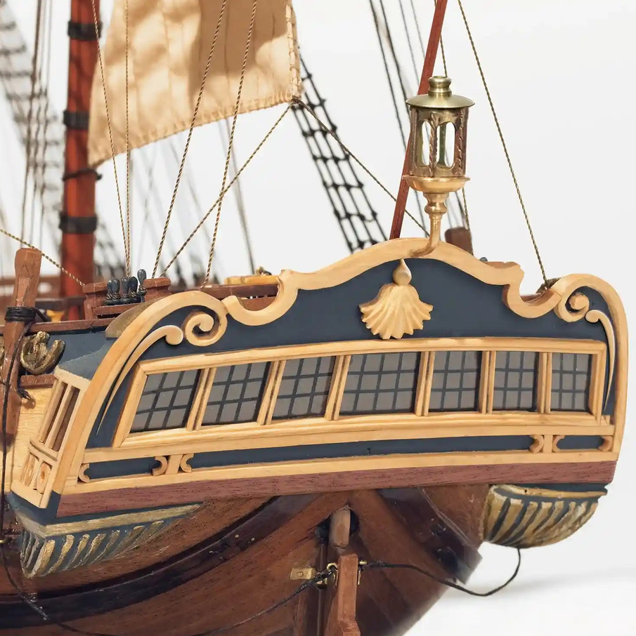 OcCre 13000 La Candelaria – Bombarde mit Segel 1:85 Holzbausatz