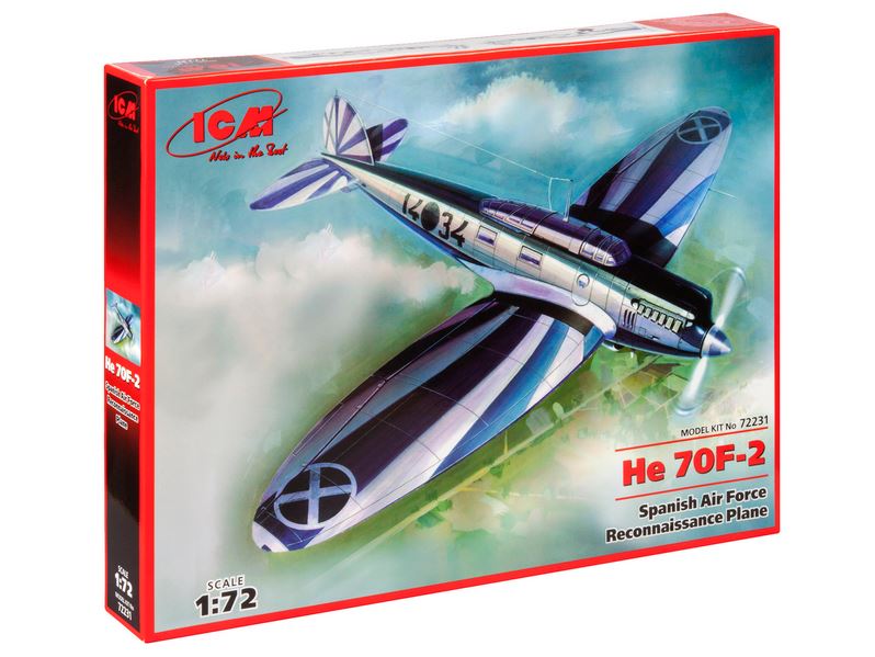 ICM 72231 He 70F-2 - 1:72 - Bausatz - Neu - OVP