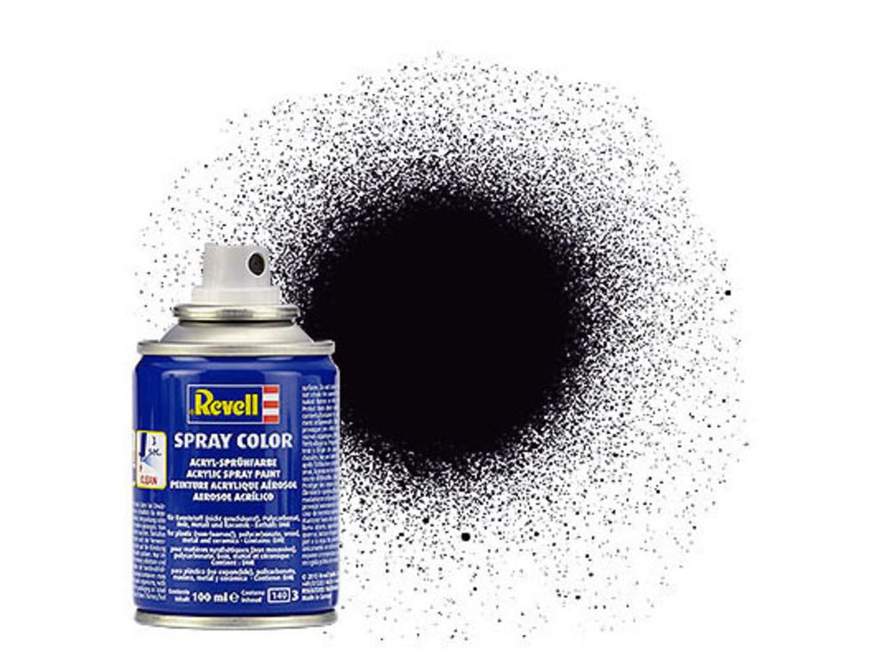 Revell 34108 Spray Color schwarz matt 100 ml NEU