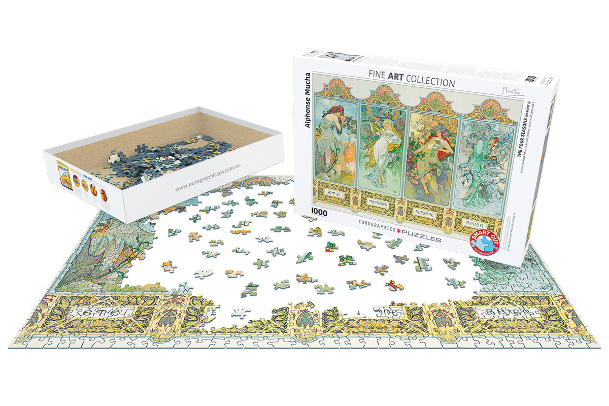 EUROGRAPHICS 6000-0824 Die vier Jahreszeiten (Variante 3) 1000 Teile Puzzle NEU