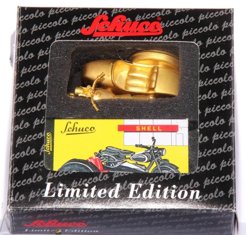 Schuco Piccolo Zündapp KS 601 (Replika), 1:90, gold, OVP