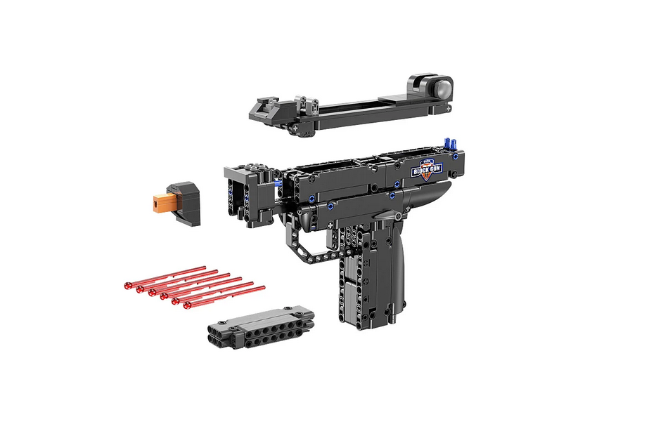 CaDA C81008W Maschinenpistole Micro Uzi 1:2 Bausatz NEU OVP Bricks