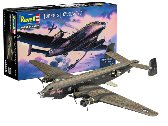 Revell 03754 Junkers Ju290A-5/7 "Seeadler" 1:72 Bausatz NEU OVP