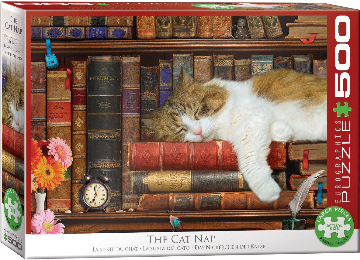 EUROGRAPHICS 6500-5545 Katzennickerchen 500 Teile Puzzle