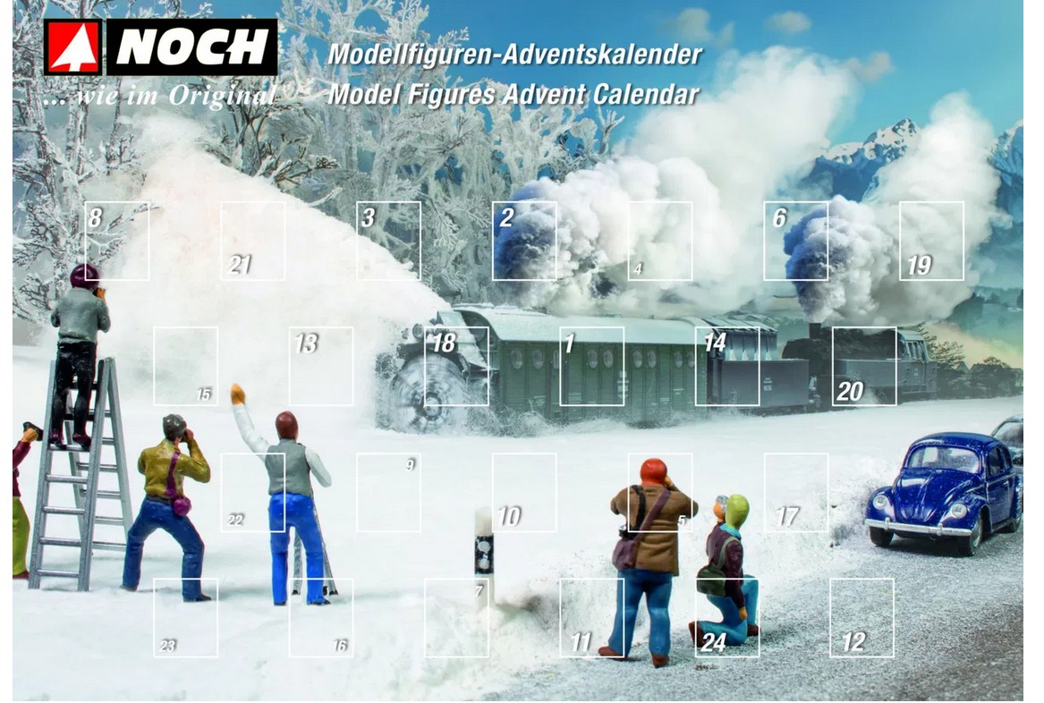 Noch 45998 Adventskalender 28 Figuren 1:120 Spur TT Neu OVP