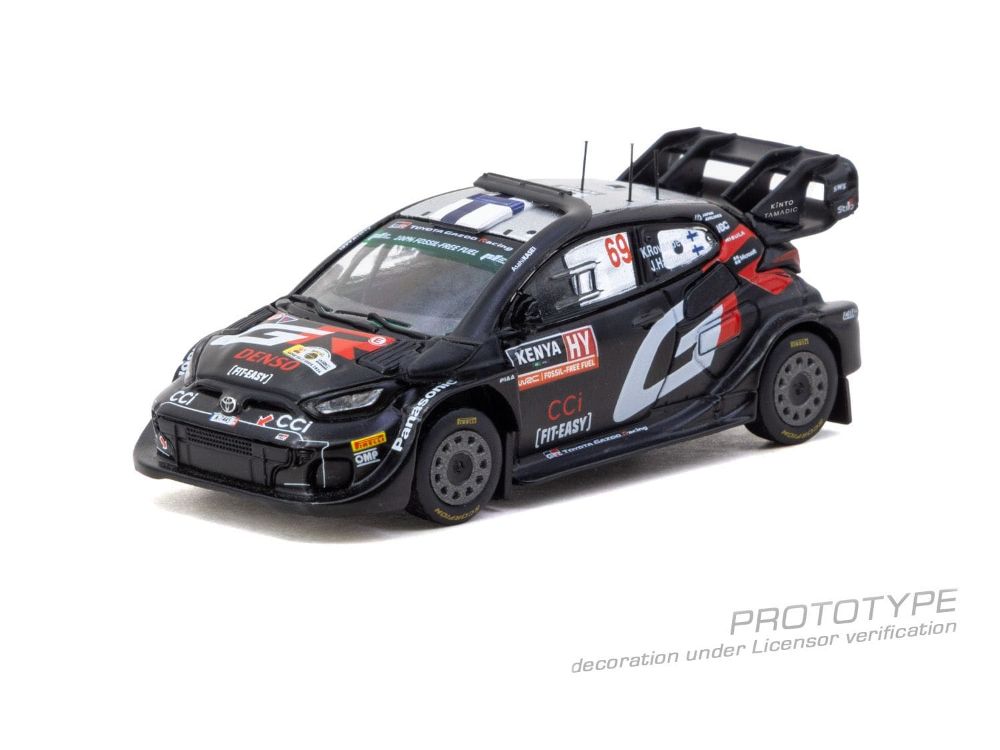 Tarmac Works T64-085-24SAF69 1:64 TOYOTA YARIS GR RALLY1 HYBRID #69