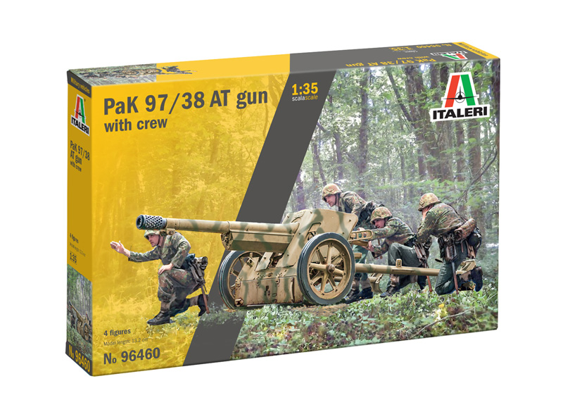 Italeri 96460 Pak 97/38 AT Gun with crew 1:35 Bausatz Neu OVP
