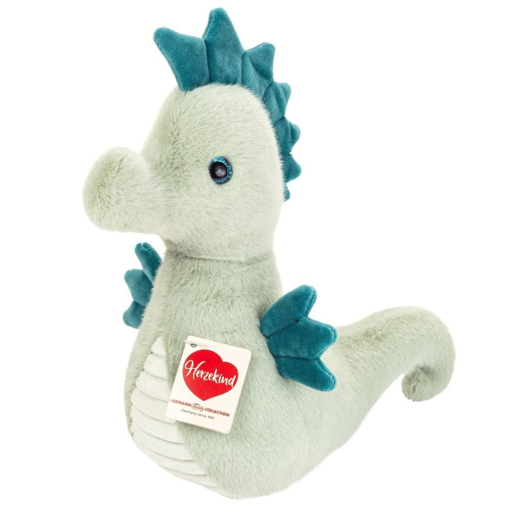 Teddy Hermann 939894 Seepferdchen Melba salbeigrün 23 cm Plüsch/Kuscheltier