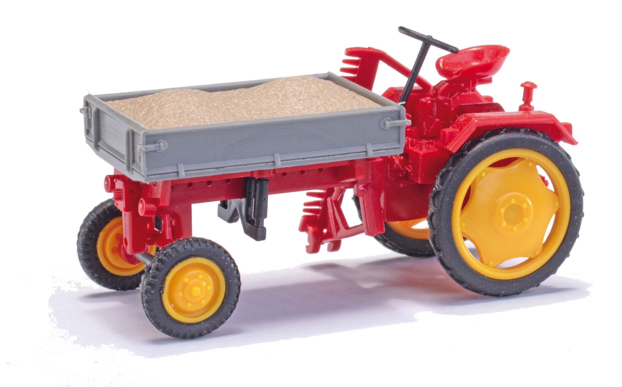 Harold Mehlhose 210005003 Traktor RS09 Pritsche + Kiesladung 1:87 Spur H0 Neu