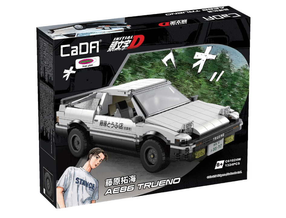 CaDA C61024W Initial D - Toyota AE86 Trueno 1:12 Bricks