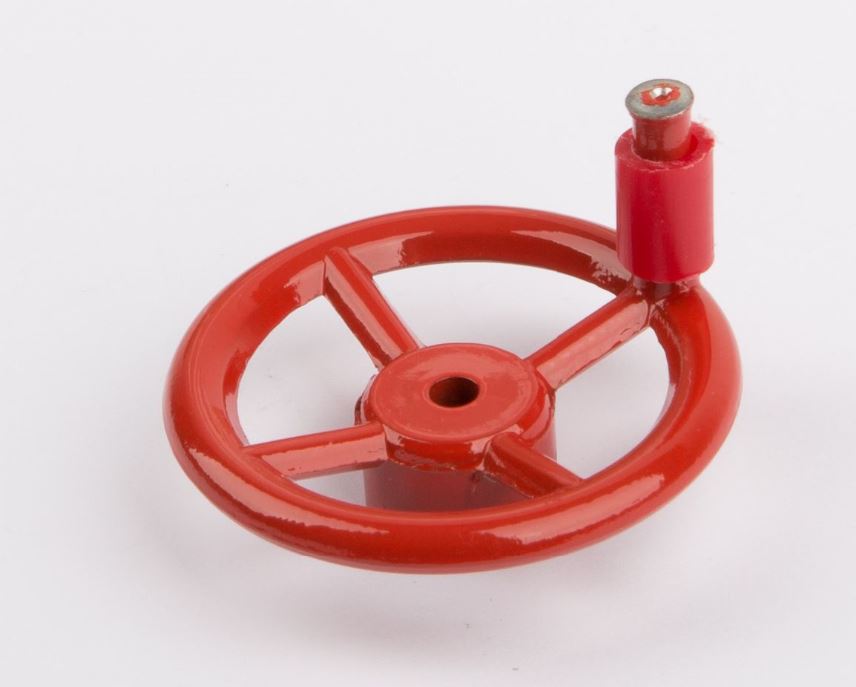 Wilesco 01797 Lenkrad rot D305, D310, D365, D395, D405, D495