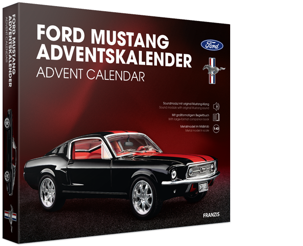 Franzis 67965 Ford Mustang Adventskalender 1:43 Bausatz NEU OVP