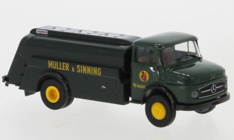 Brekina 47040 Mercedes L 322 Tankwagen, Müller & Sinning, 1960 - 1:87