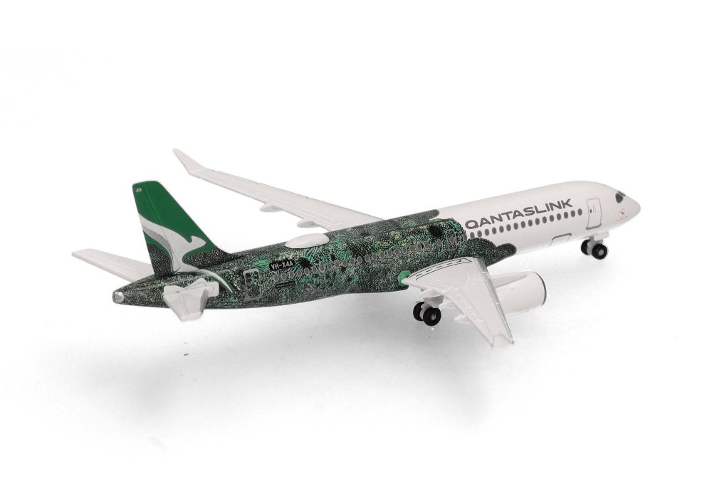 Herpa 538114 QantasLink Airbus A220-300 Flying Art Series 1:500