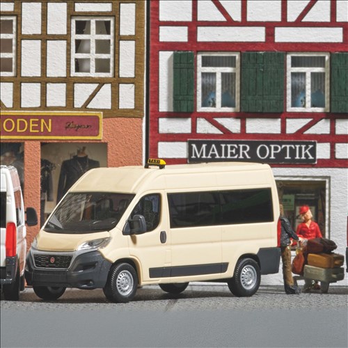 Busch 54655 Fiat Ducato Bus Taxi FORMNEUHEIT 1:87 Spur H0 NEU