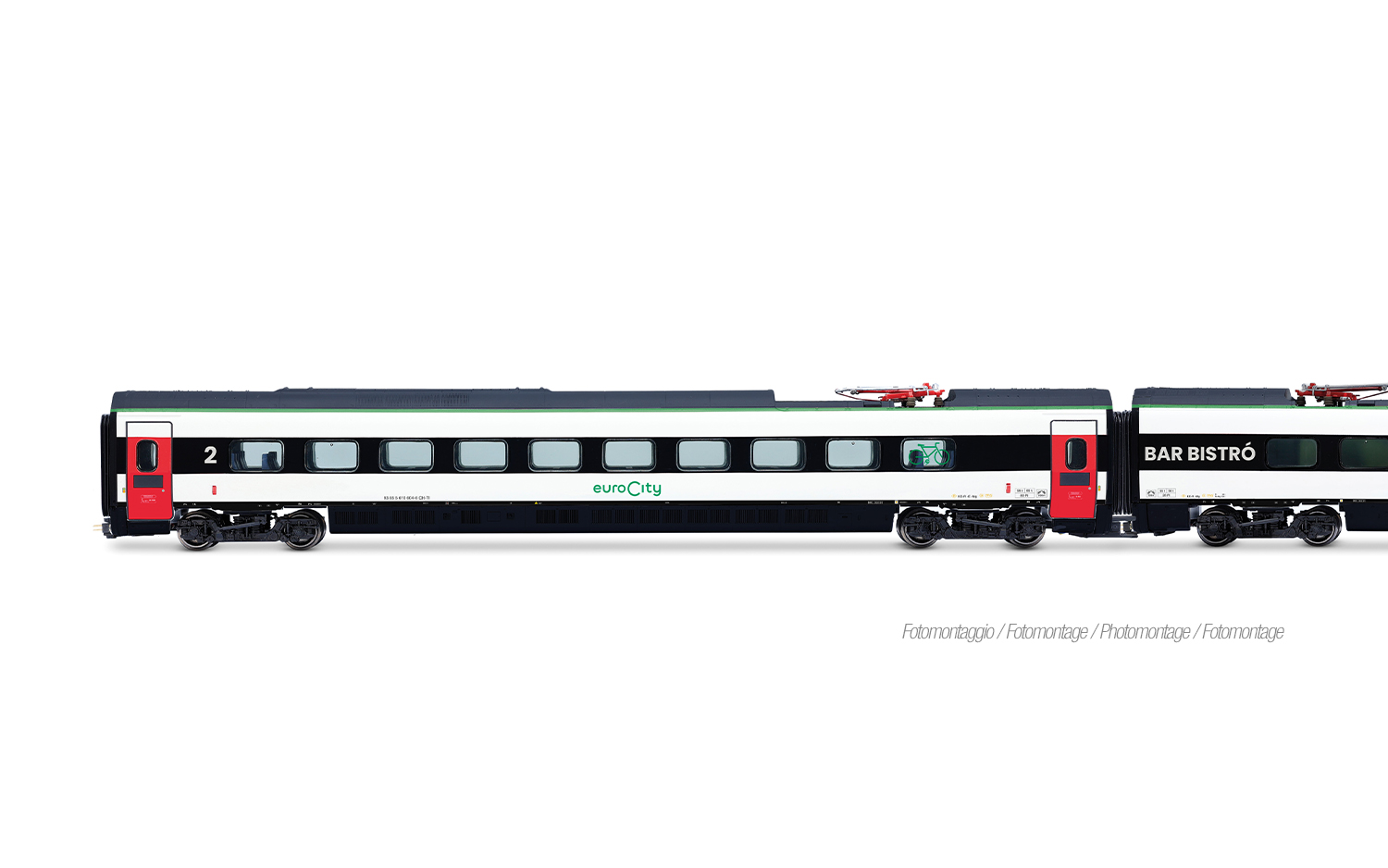 Lima HL4689 FS Trenitalia, 3-tlg. Zwischenset des ETR 610 in neuer EuroC
