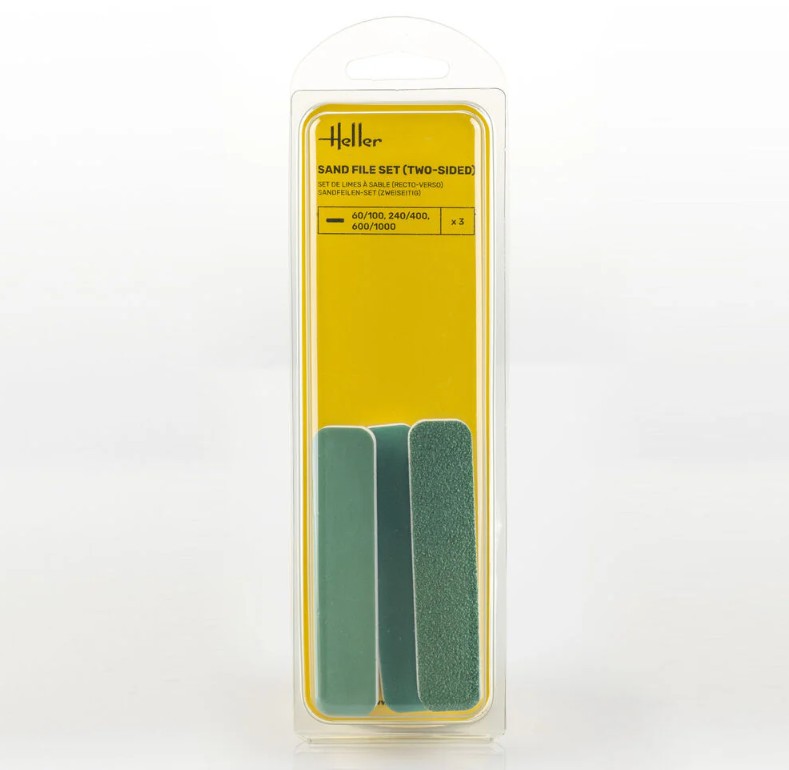 Heller 99002 Sandfeilen-Set (zweiseitig. 3-teilig) NEU OVP