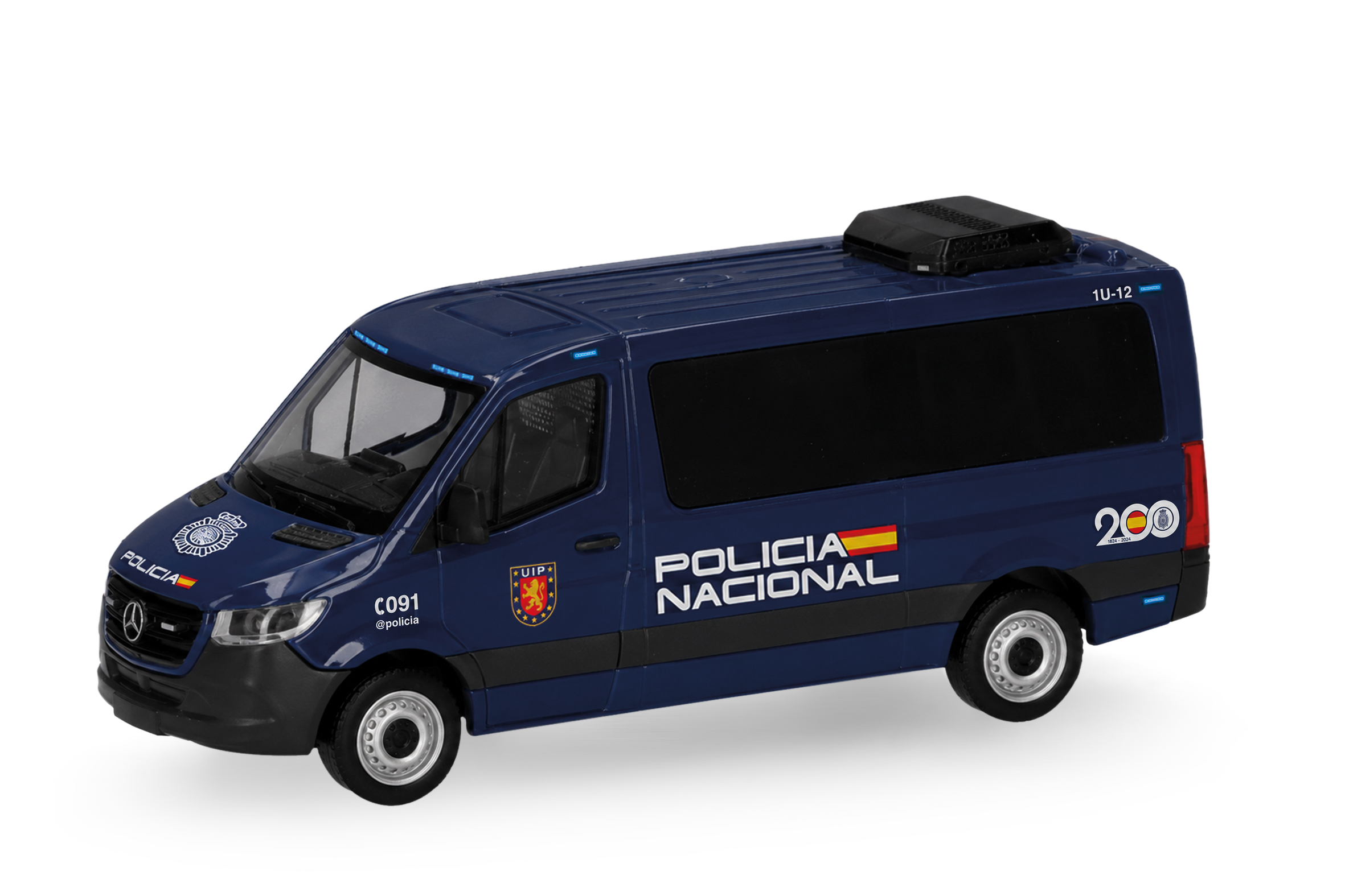 Herpa 099950 MB Sprinter 18 Bus FD Policia