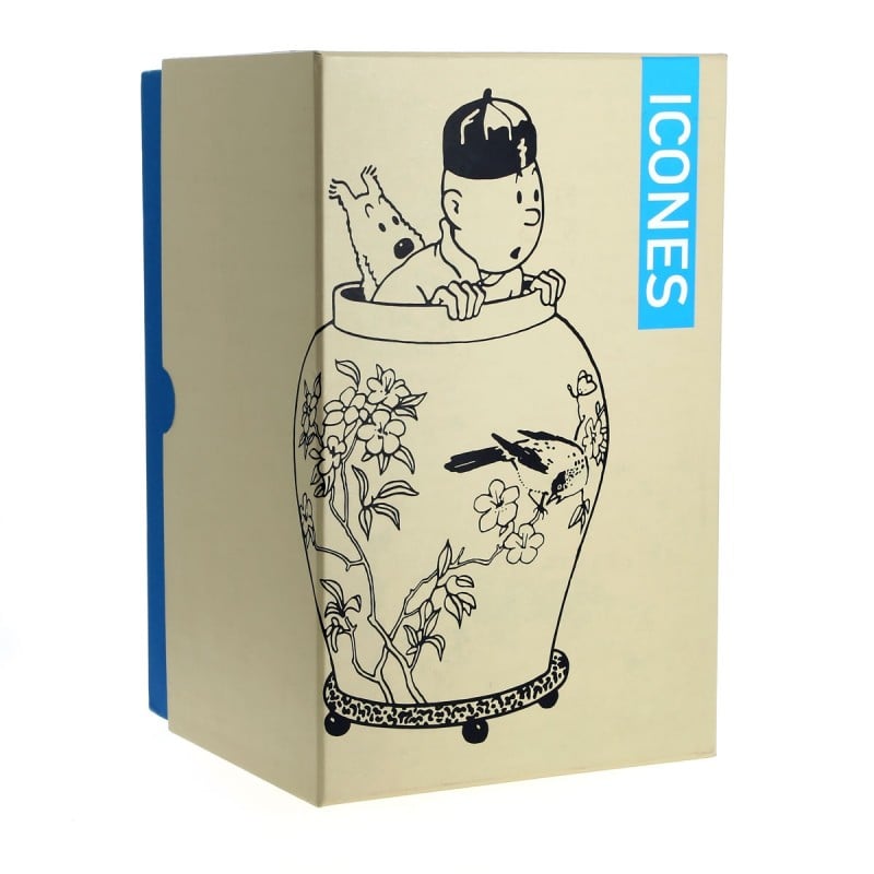 Tim & Struppi TINTIN 46401 Vase Blauer Lotus Tim & Struppi - Icons 22,5 cm