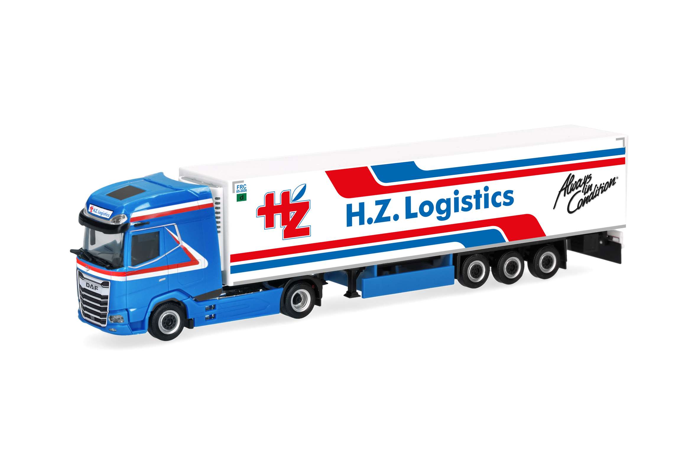 Herpa 322416 DAF XG+ KüKoSz H.Z. Logistik