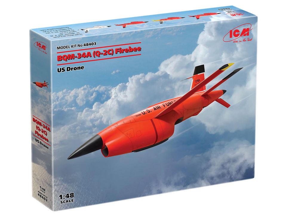 ICM 48403 BQM-34А (Q-2C) Firebee - US Drone - 1:48 - Bausatz