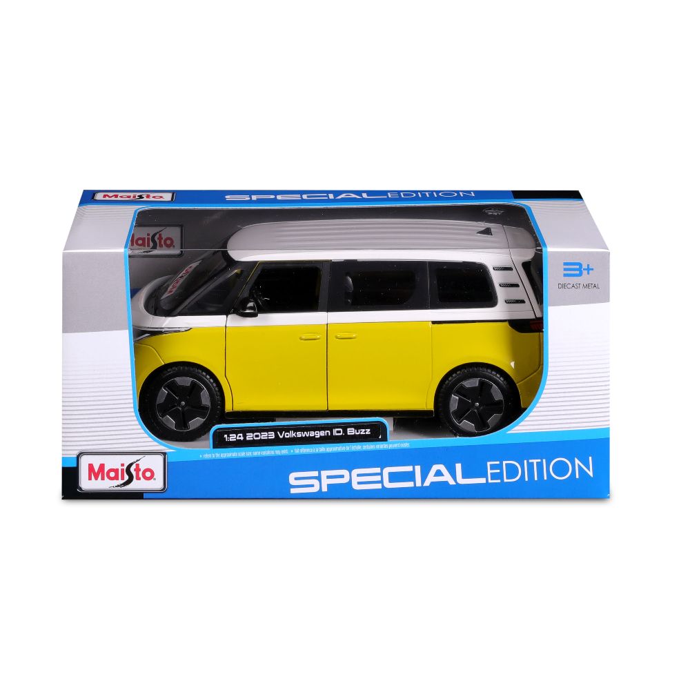 Maisto 32914 VW ID.Buzz People gelb/weiss 2023 1:24 Standmodell