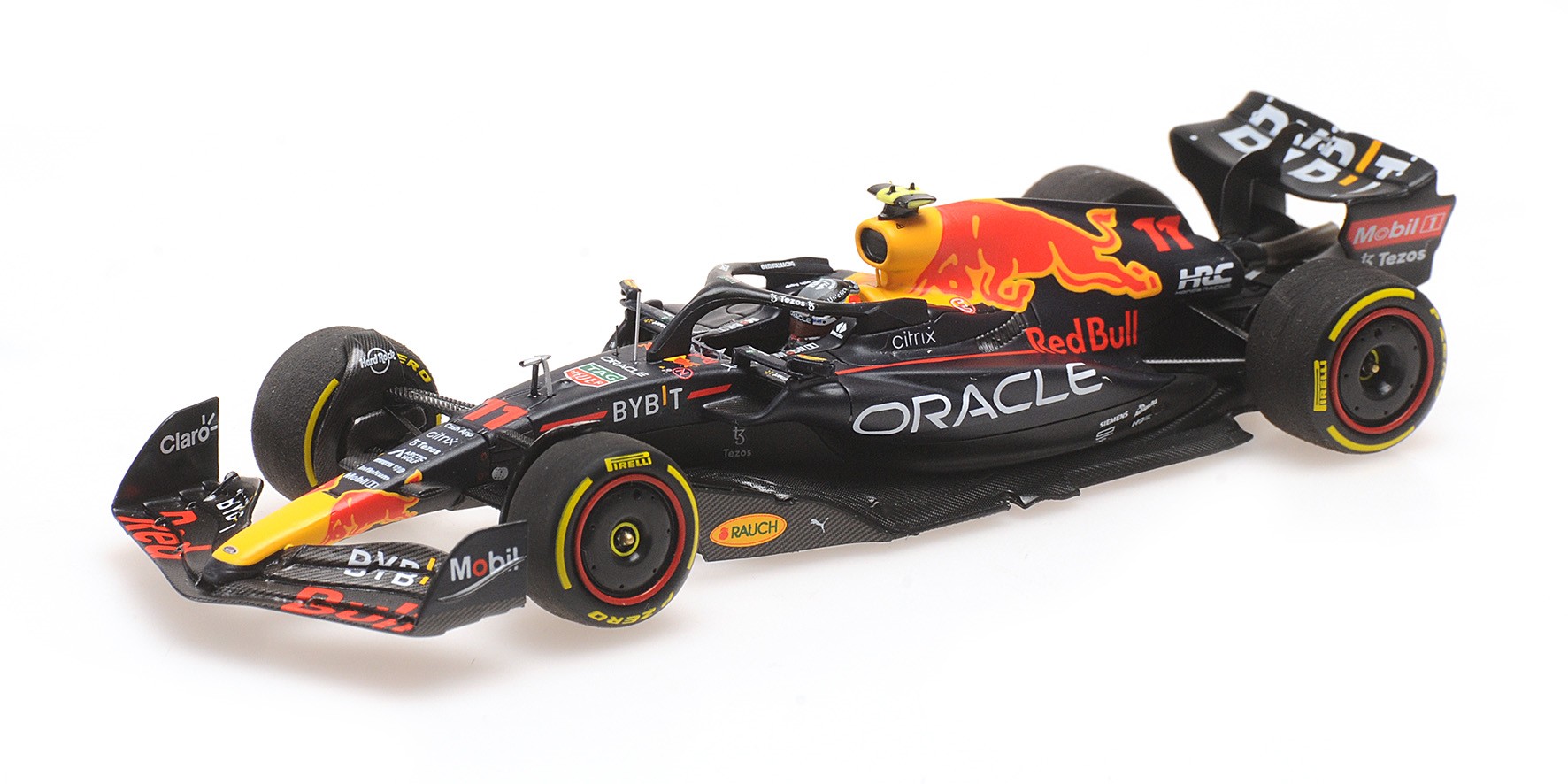 Minichamps 417220711 SERGIO PEREZ WINNER MONACO GP 2022 1:43 Neu