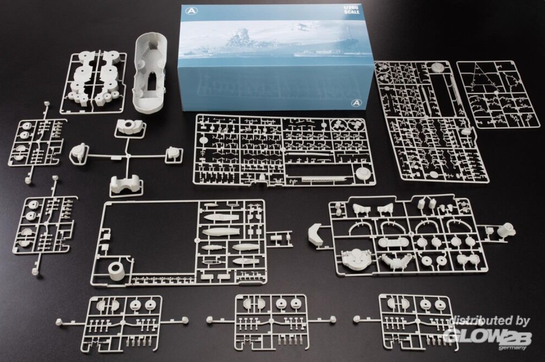 Glow2B 5058052000 YAMATO Battleship PREMIUM 1:200 Bausatz NEU OVP