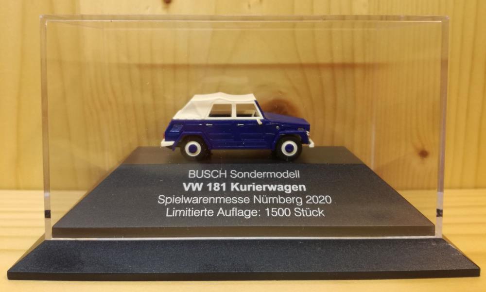 Busch Sondermodell VW 181 Kurierwagen Messemodell 2020 1:87