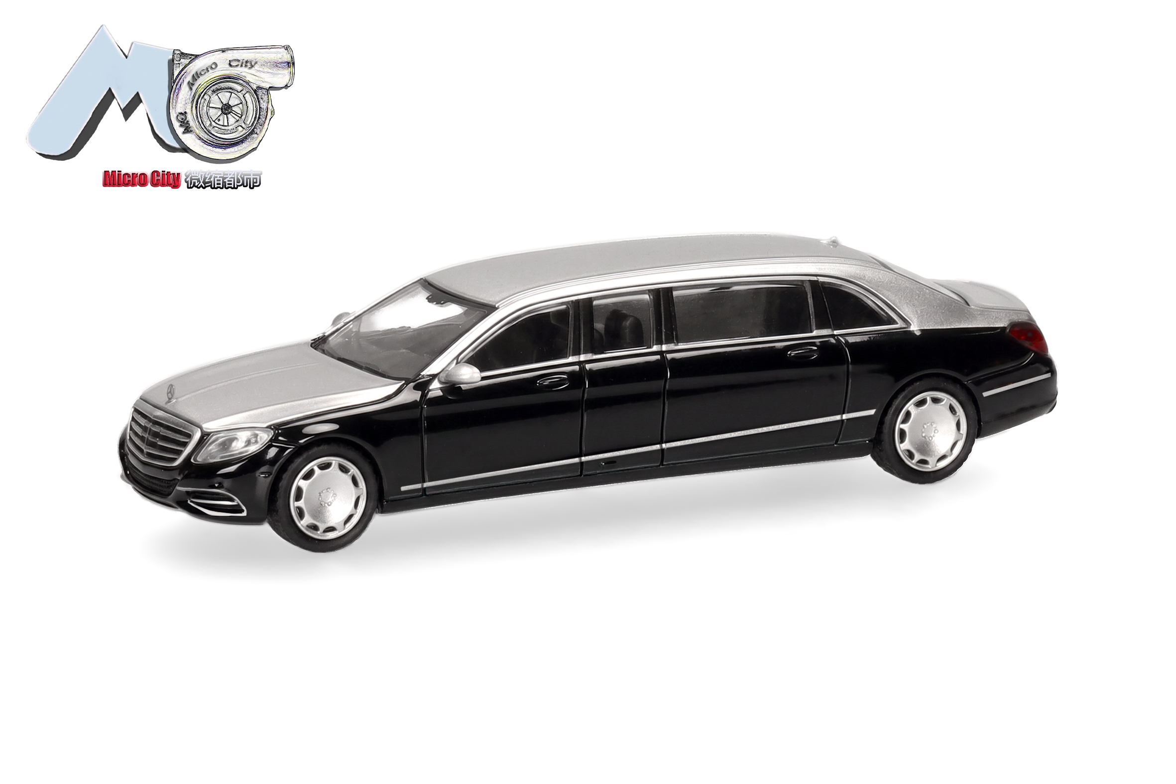 Herpa 87MC000147 MB S600 Pullm. W222 schwa/silb