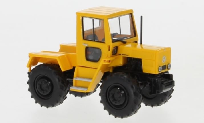 Brekina Starmada 91371 Mercedes trac 800, gelb, 1975 - 1:87 - Standmodell