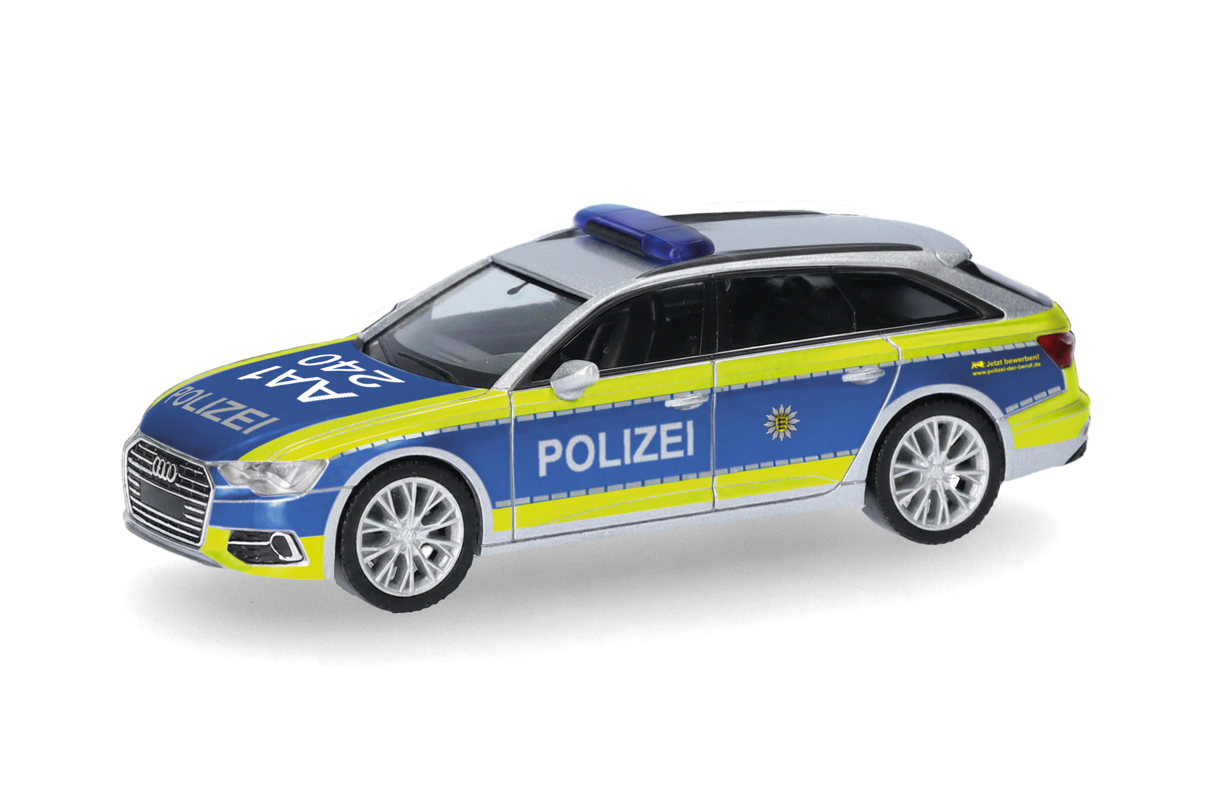 Herpa 099271 Audi A6 Avant Polizei Baden-Wü