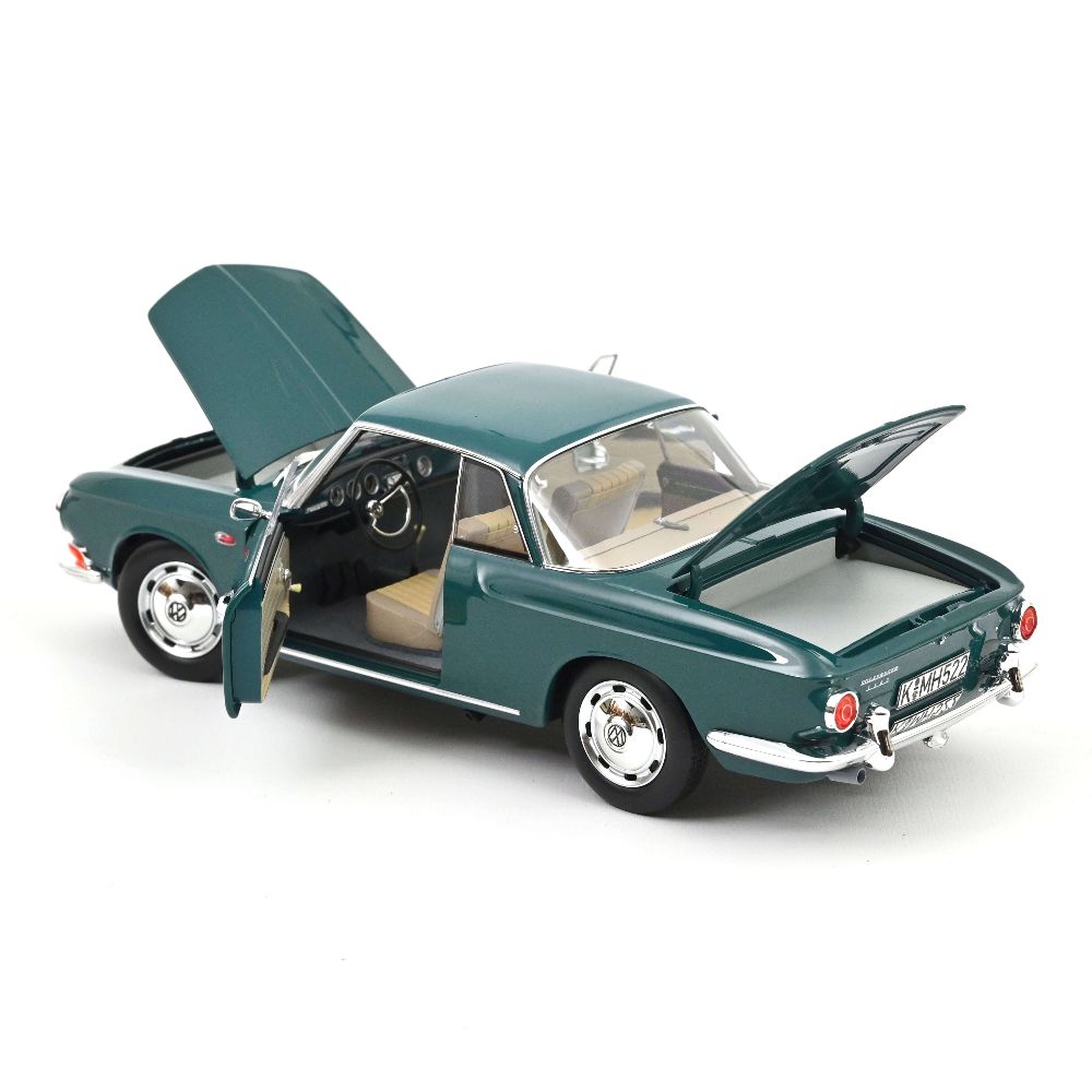 Norev 188648 VW Karmann Ghia 1500 1963 Smaragdgrün 1:18 NEU