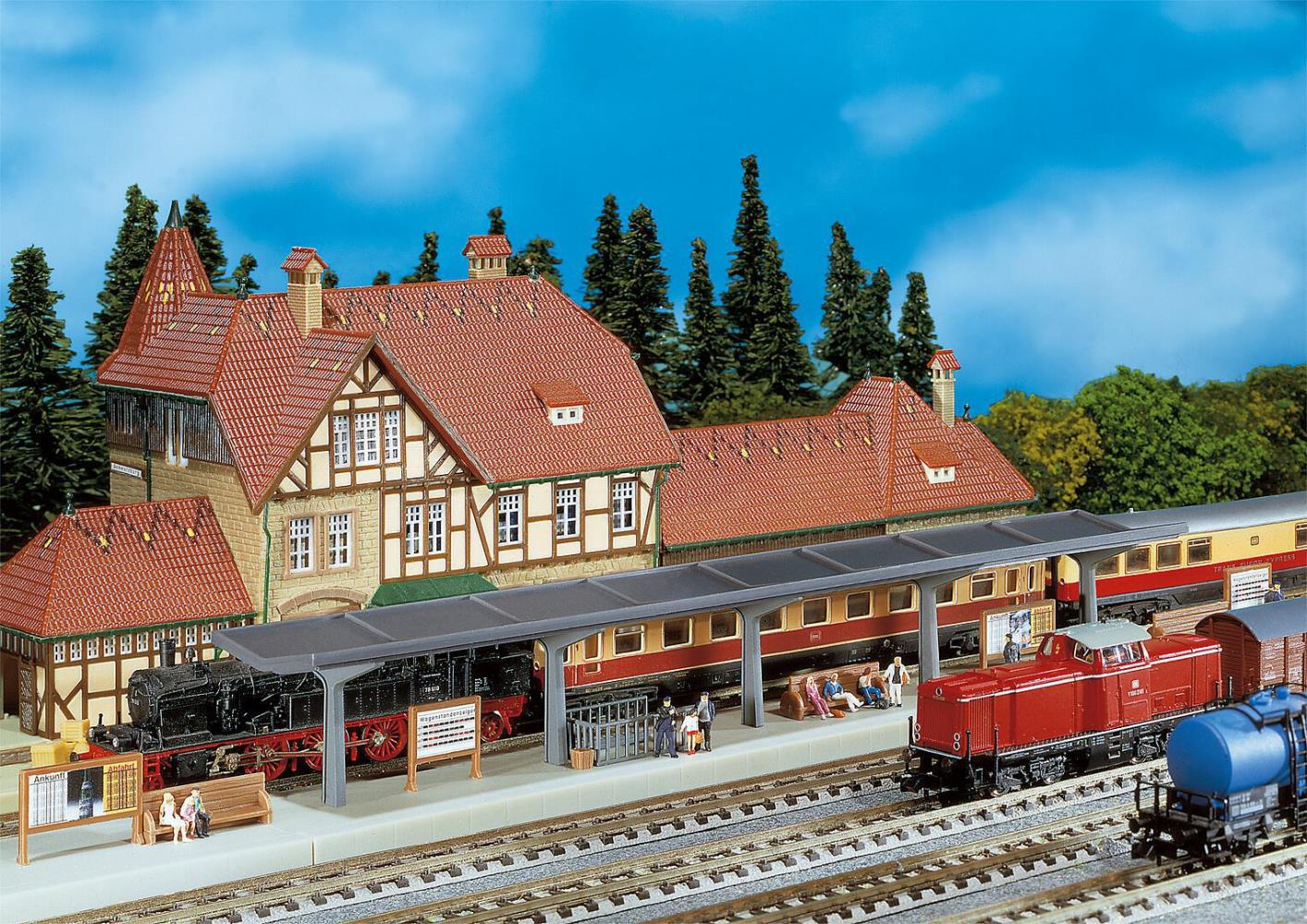 Faller 222125 Bahnsteig 1:160 Spur N Bausatz Neu OVP
