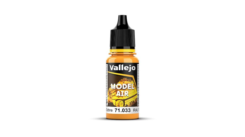Vallejo 71033 Ockergelb, 18 ml Model Air NEU