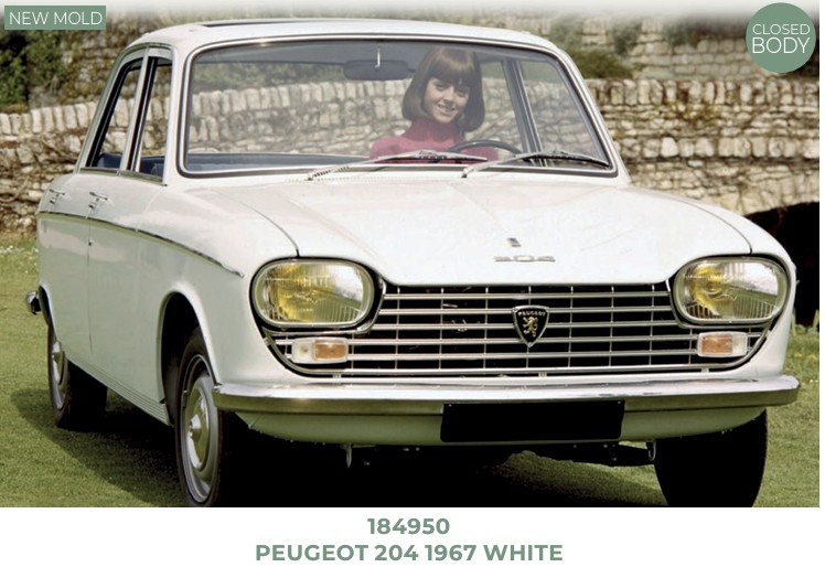 Norev 184950 Peugeot 204 1967 White 1:18