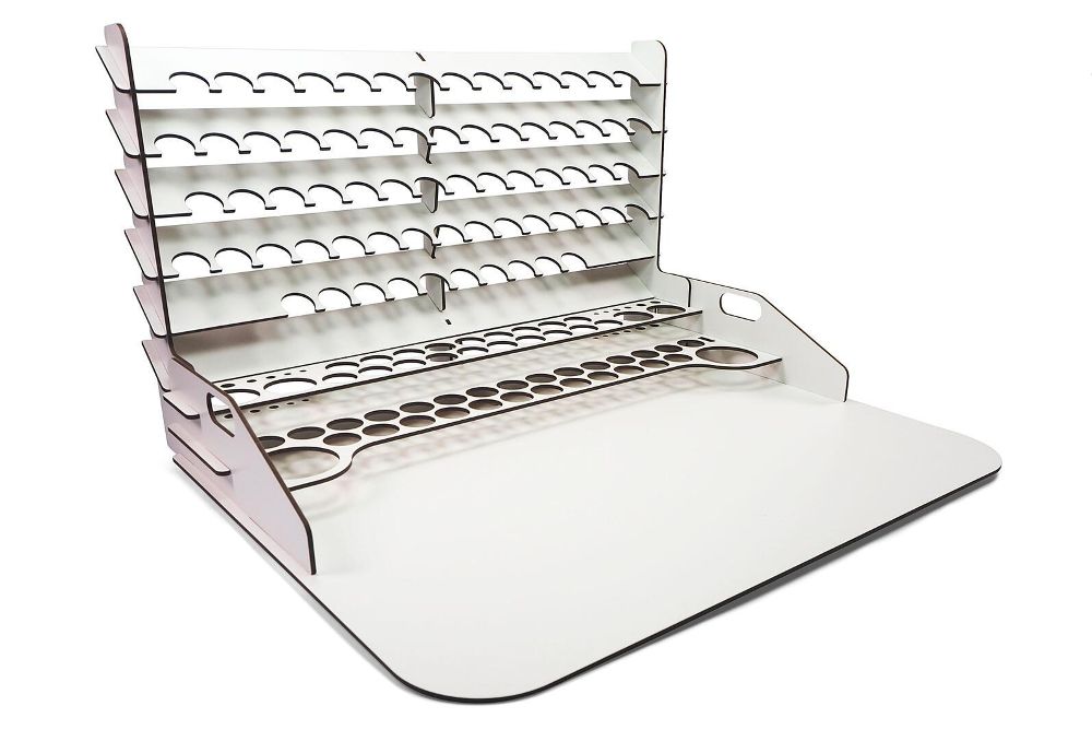 Vallejo 26014 Farbständer mit Arbeitsplatte 50x41,5 cm Bausatz NEU
