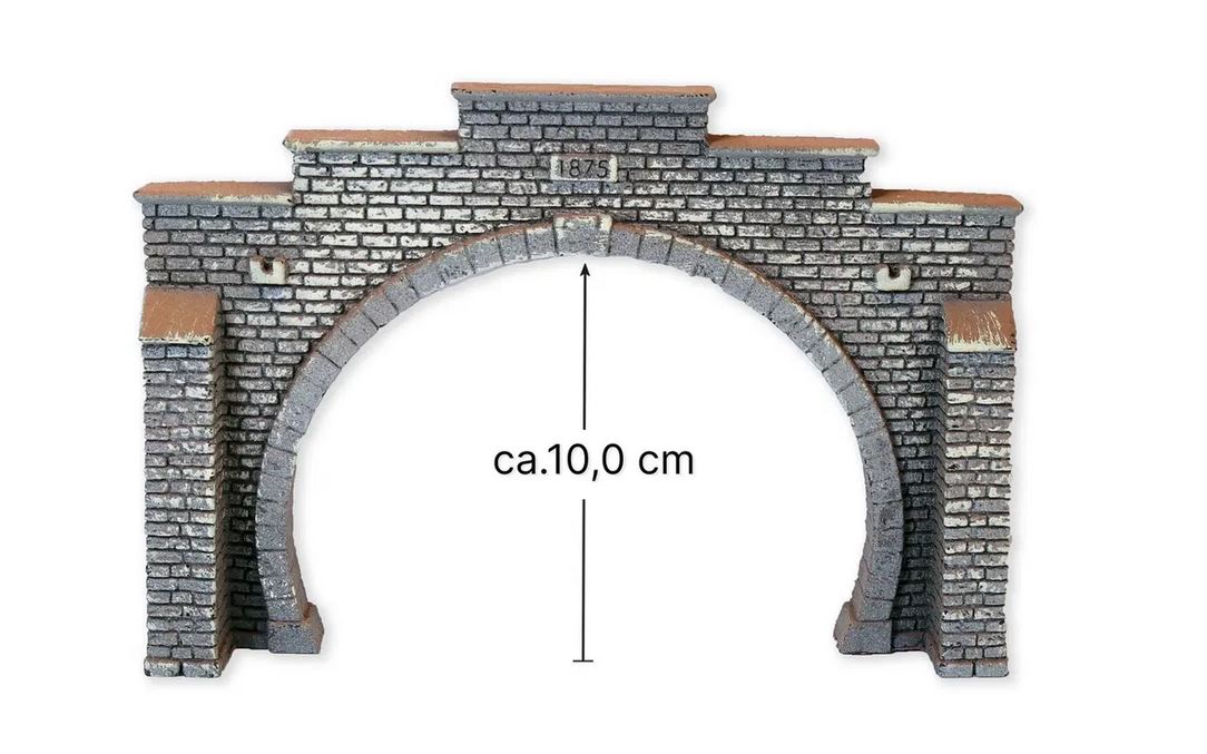 Noch 58052 Tunnel-Portal 2-gleisig 21 x 14 cm 1:87 Spur H0 NEU