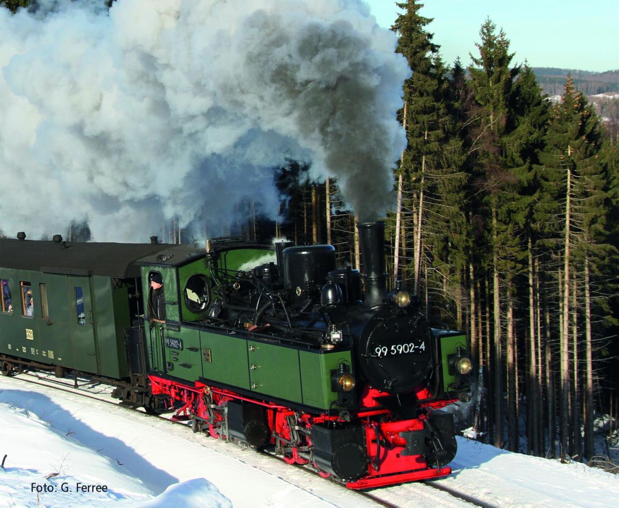 Tillig 05821 Dampflokomotive 99 5902-4 HSB Ep. V 1:87 Spur H0e