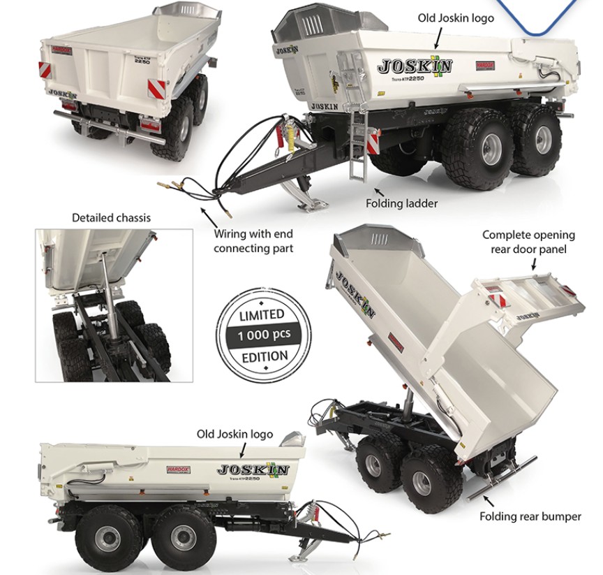 Universal Hobbies UH6814 Joskin Trans-KTP 22/50 - white version 1:32 Spur 1