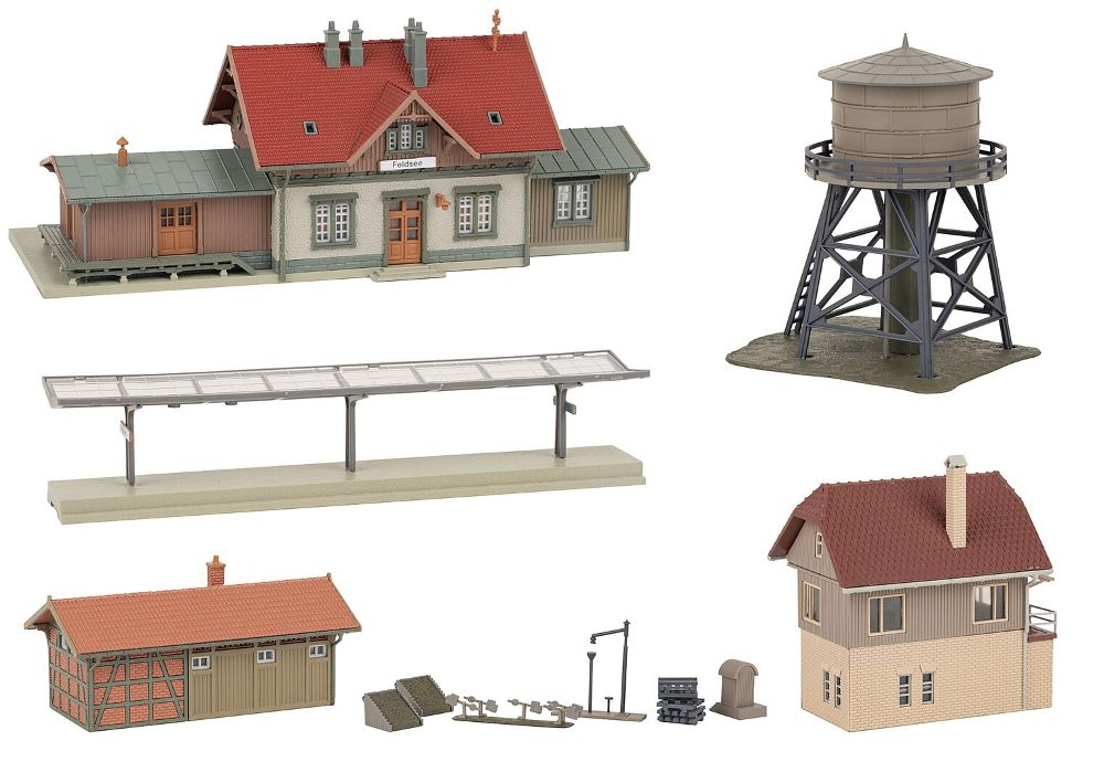 Faller 239011 Aktions-Set Bahnhof Feldsee 1:160 Spur N Bausatz