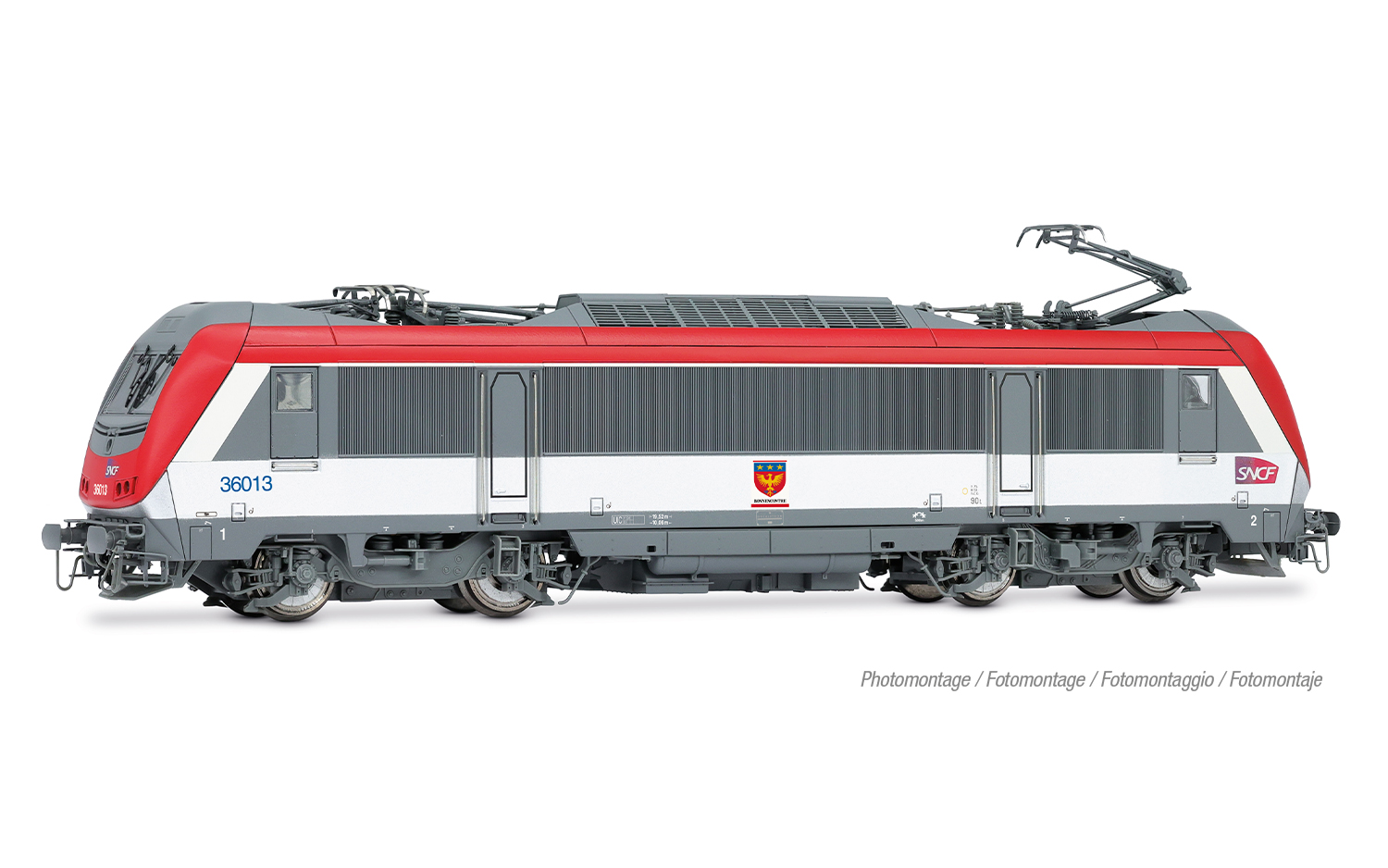 Jouef HJ2479 F-SNCF, Mehrsystemelektrolokomotive BB 36013 „Bonnencontre”,