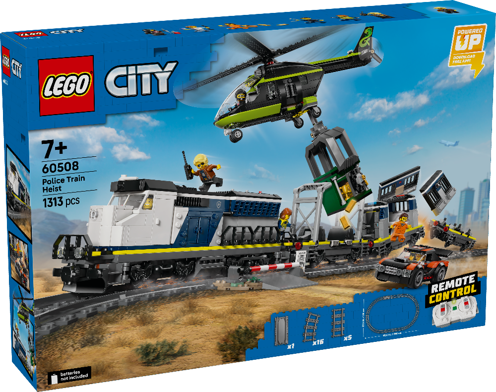 LEGO 60508 CITY Überfall auf den Polizeizug Bausatz NEU OVP