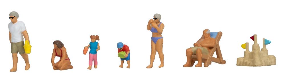 Faller 151734 Strandtag 1:87 Spur H0 NEU OVP Figuren