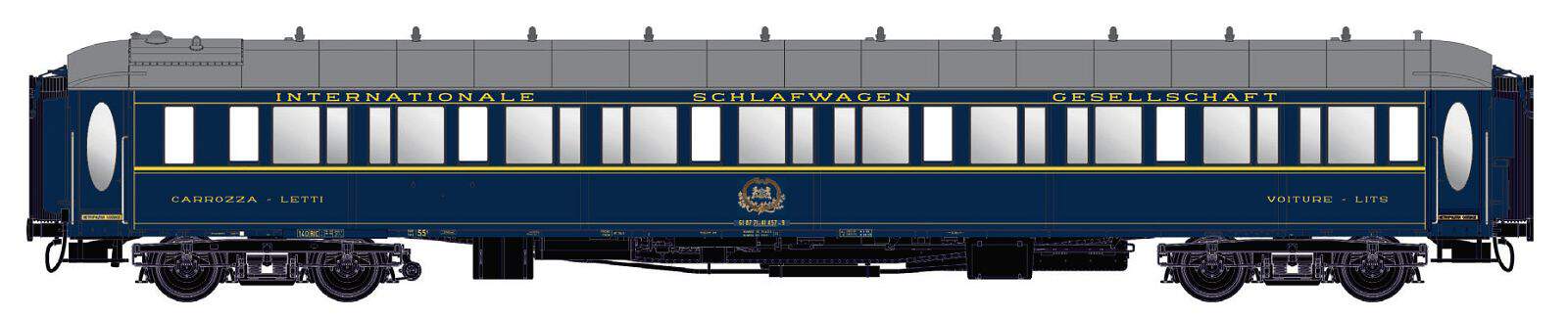 LS Models 49244 Schlafwgn Lx20 CIWL Ep.IV Innenbeleuchtung Spur H0