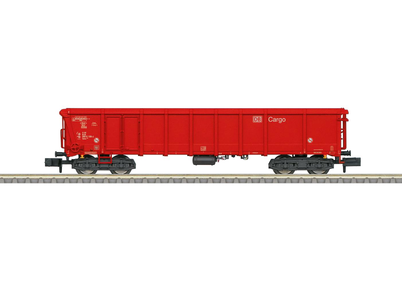 Trix 18415 Rolldachwagen Bauart Tamns 893 DB Cargo Spur N