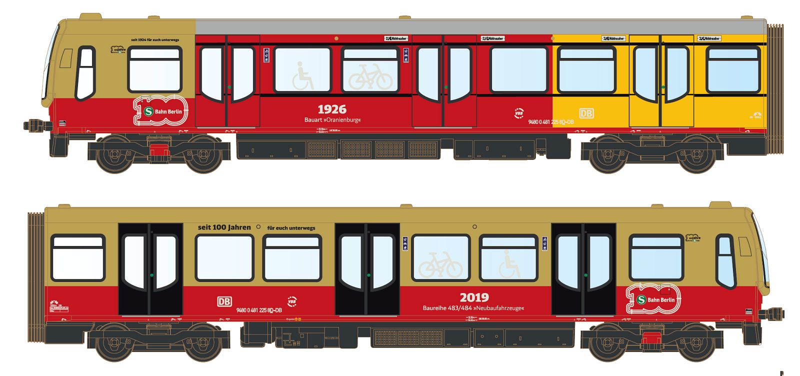 Lemke 90487 Standmodell BR 481 DBAG/S-Bahn Berlin Spur TT