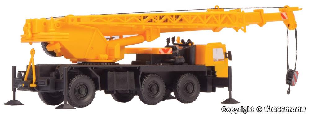 Kibri 12503 LIEBHERR Mobilkran LTM 1050/3, gelb - Spur H0 - Neu